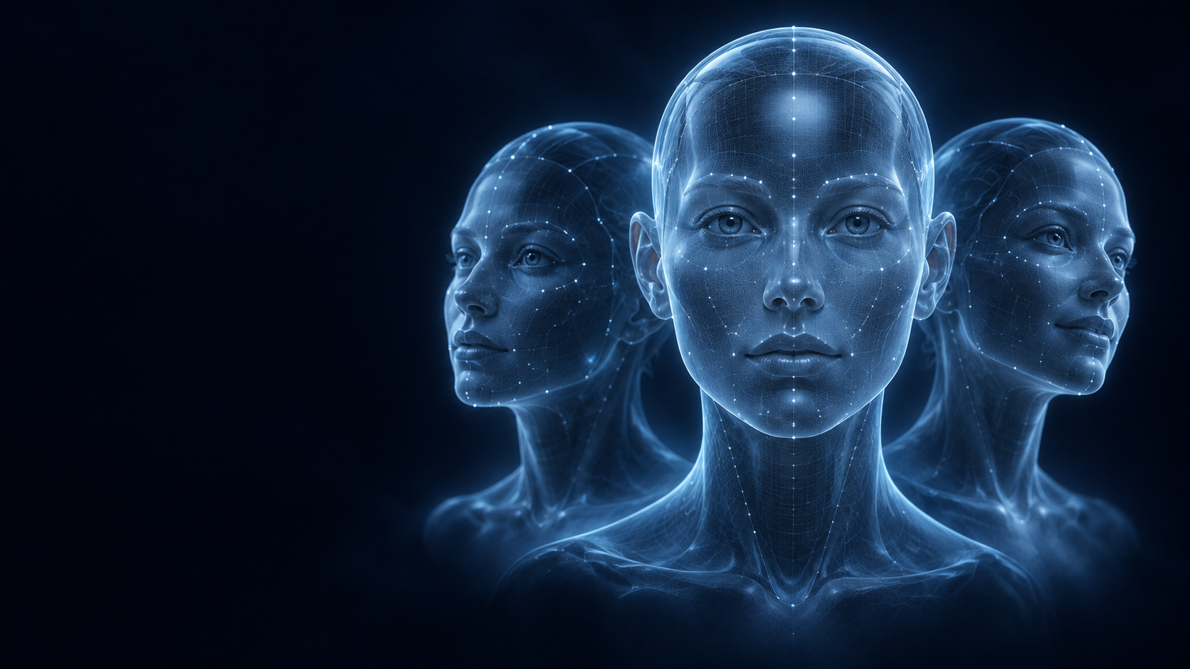 Conceptual faces with varied expressions